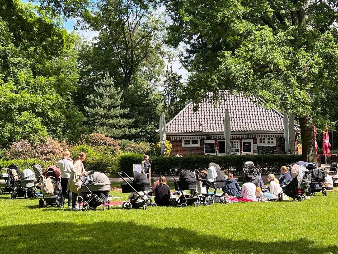 Impressionen aus dem Lesecafe Stadtpark Hamburg