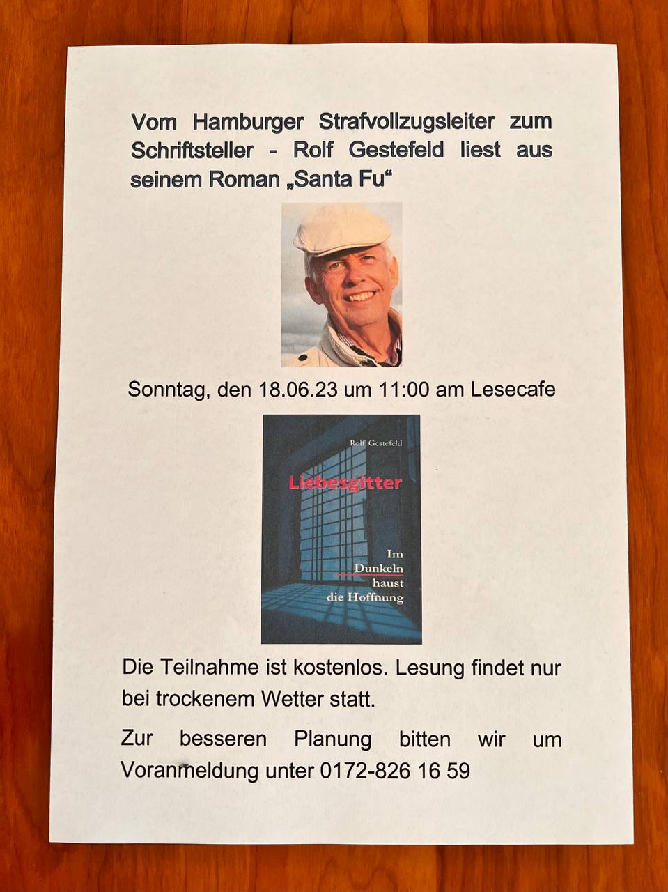 Flyer Lesung Mehr Meer